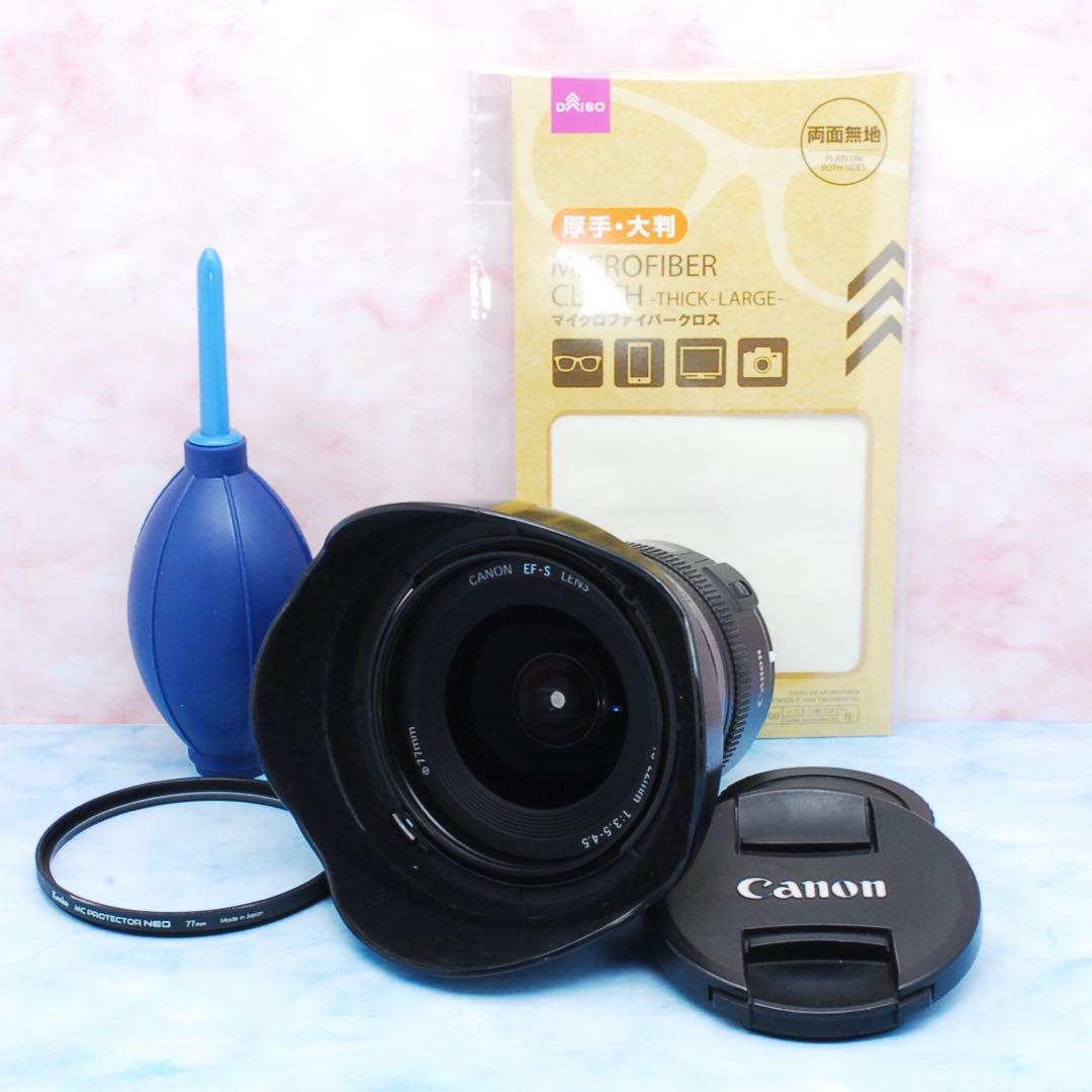 付属品多数☆Canon EF-S 10-22mm USM☆広角レンズ☆