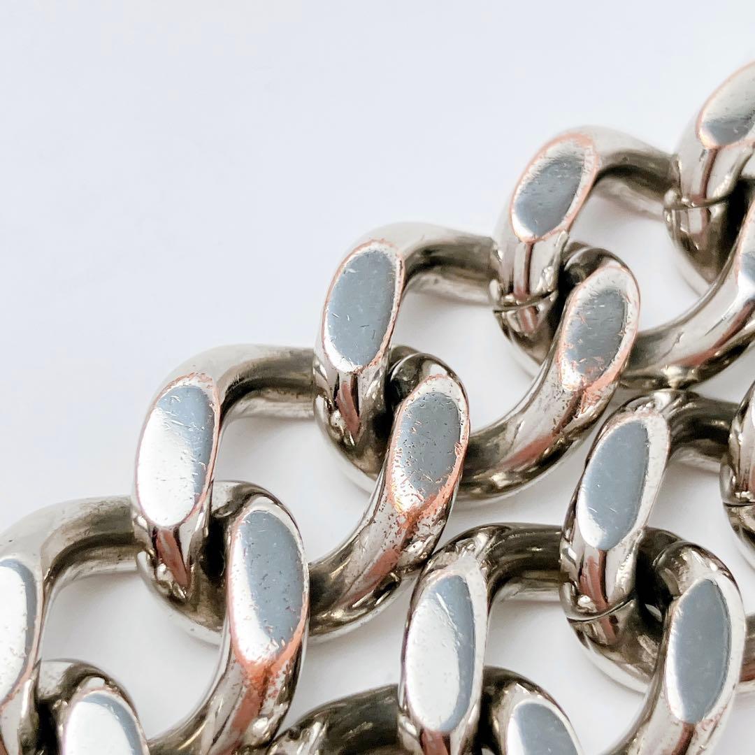 ディオール CD dior チェーン ネックレス シルバー メンズ ON184