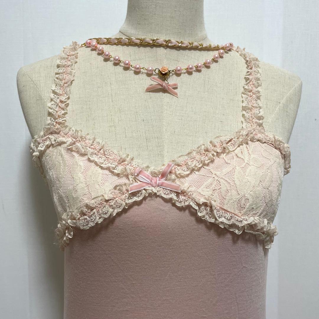 LIZ LISA リズリサ 装飾 キャミソール リボン レース