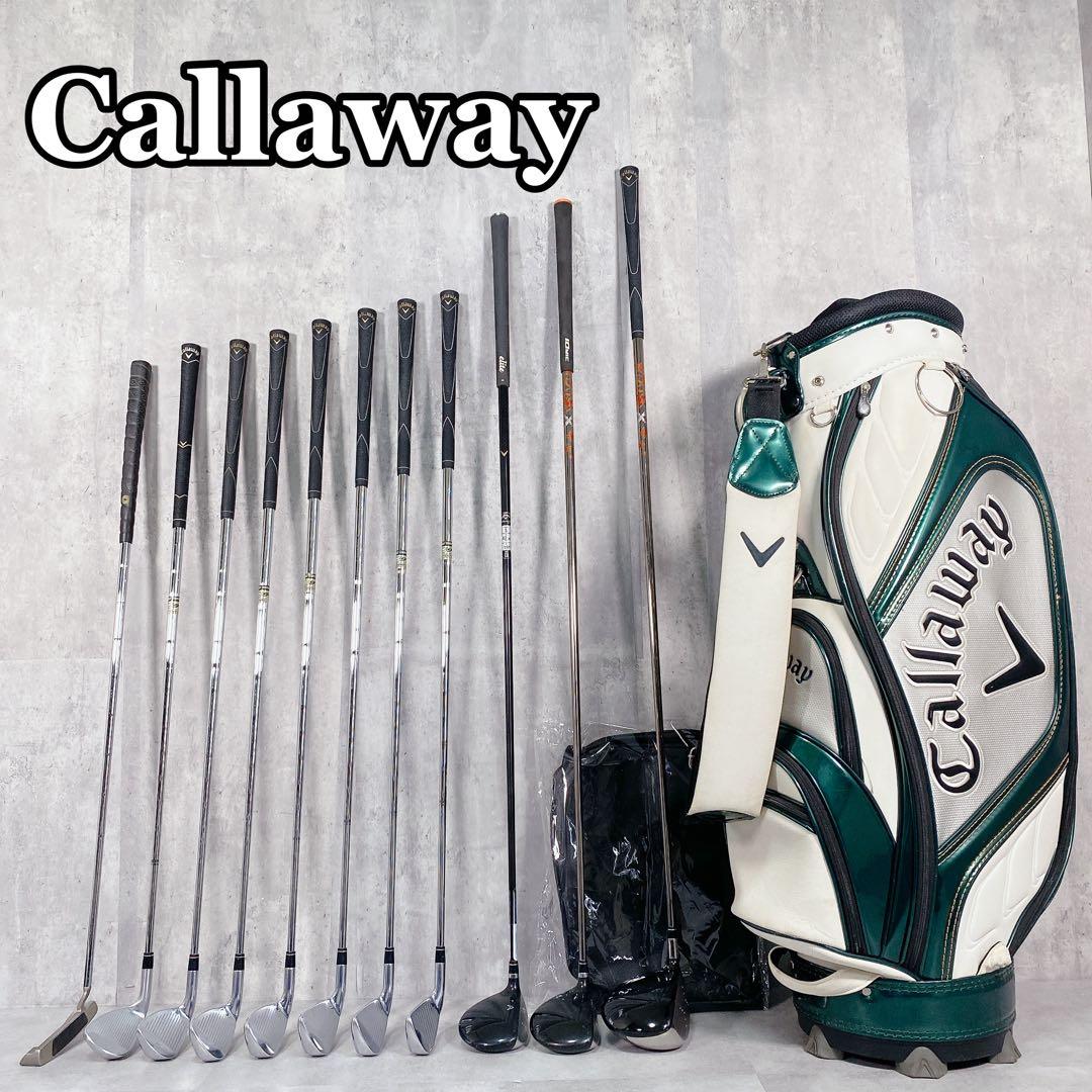 V838 キャロウェイ ゴルフクラブ メンズ フルセット レガシー 白 緑