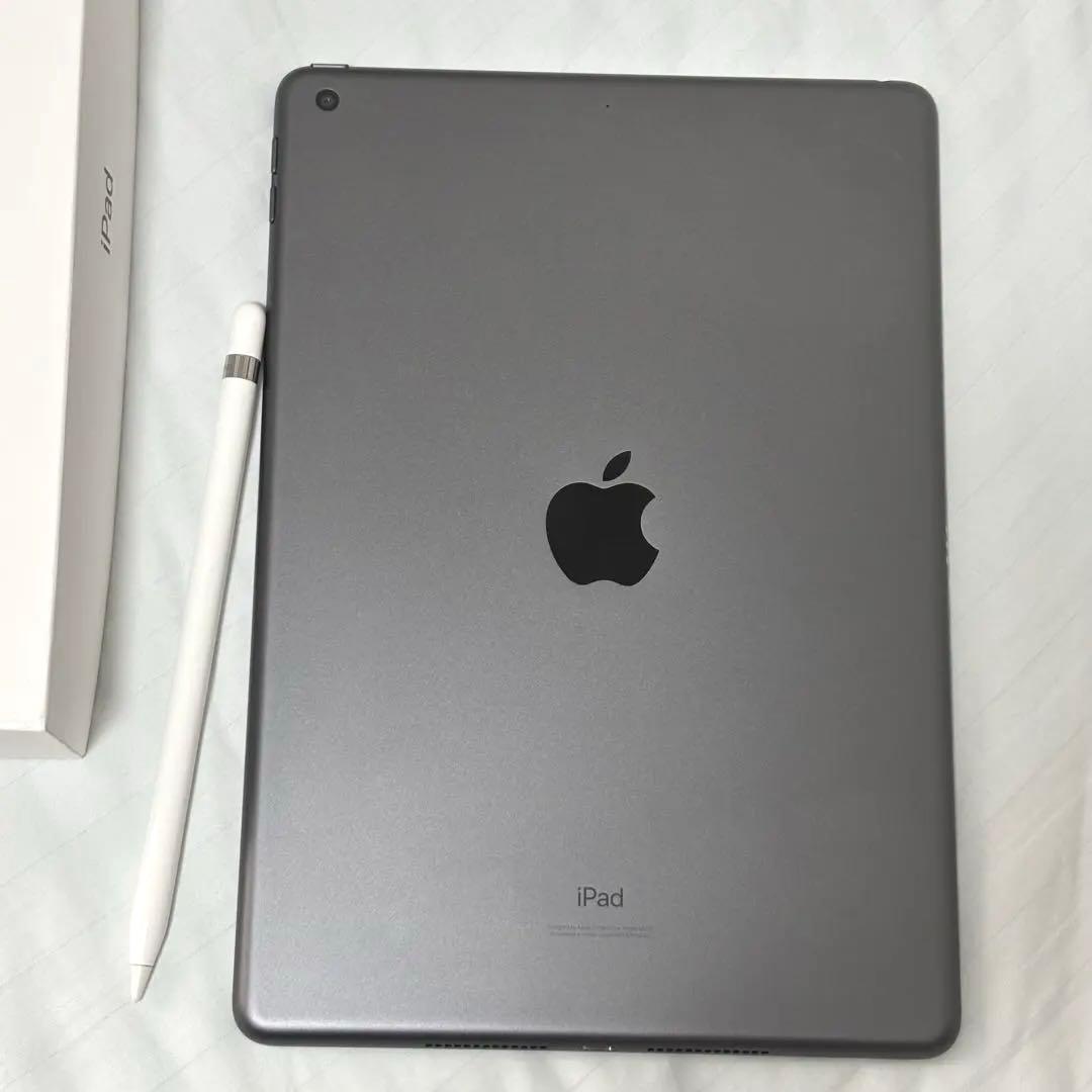 iPad第８世代 スペースグレー Apple Pencil付き　128GB