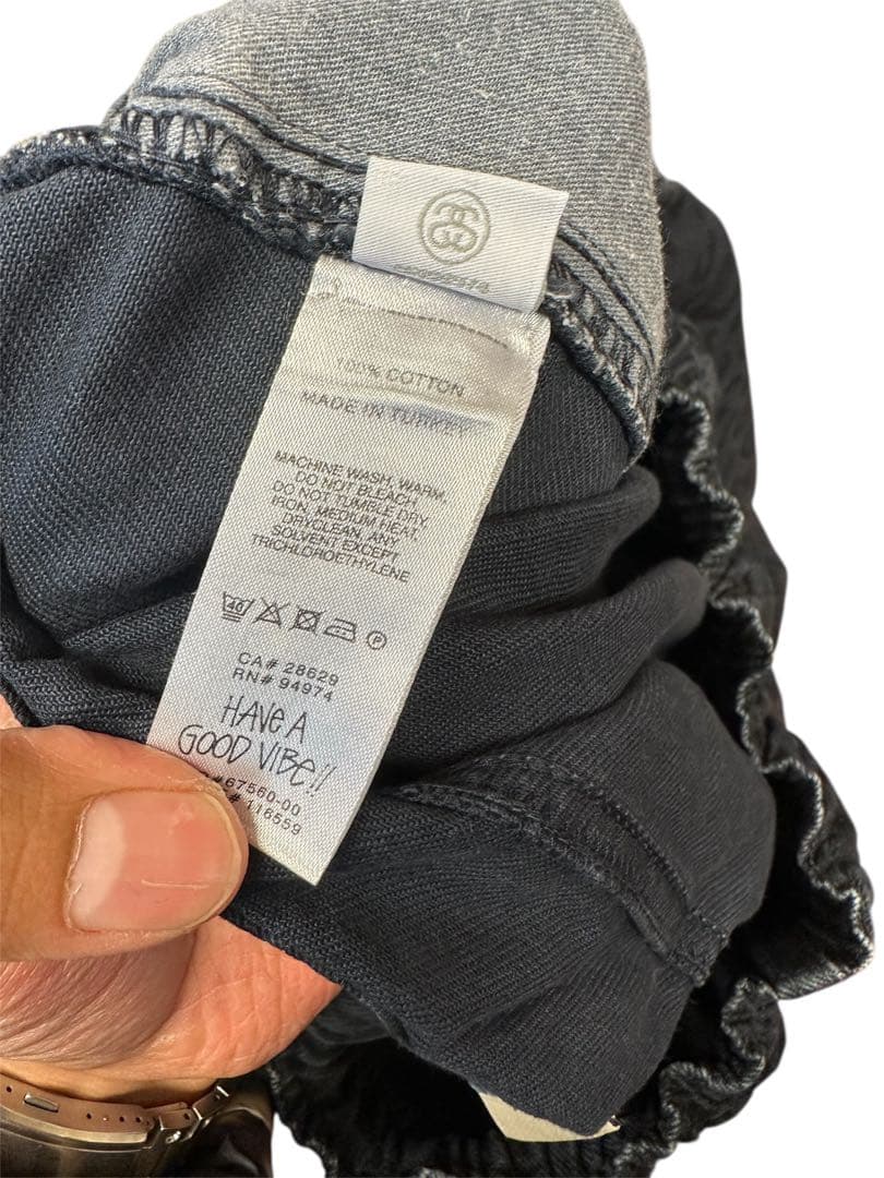 STUSSY LEOPARD BEACH PANT INK BLUE Mサイズ