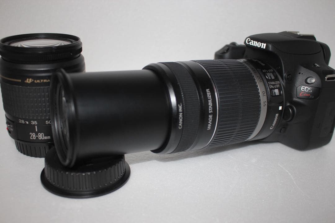 キャノン☆canon kiss x9標準&望遠ダブルレンズセット