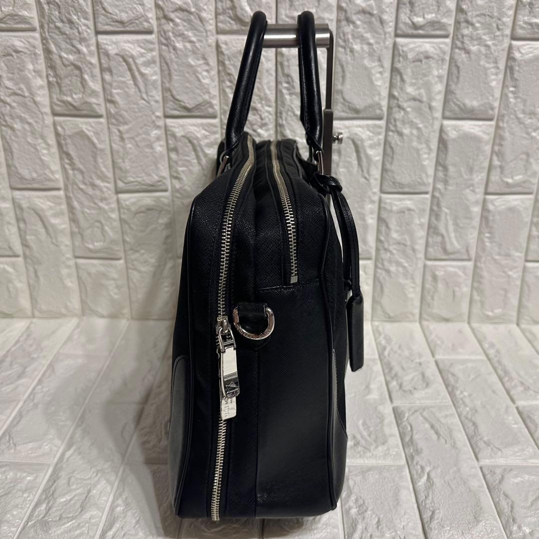 ✨️極美品 ペッレモルビダ ビジネスバッグ ブラック レザー 2way A4収納◎