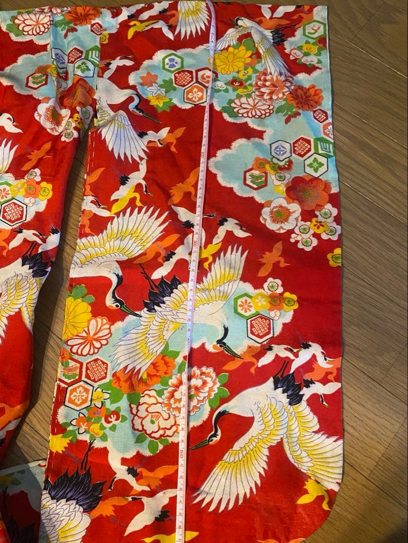そる　大正ロマンアンティーク着物　正絹　三歳〜五歳向け　お襦袢付き