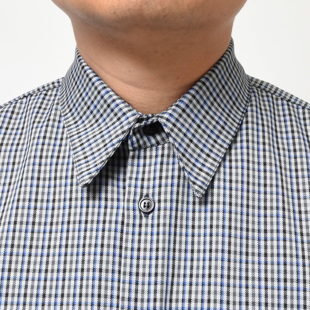 MARNI マルニ ポリエステル ウール チェックシャツ 46