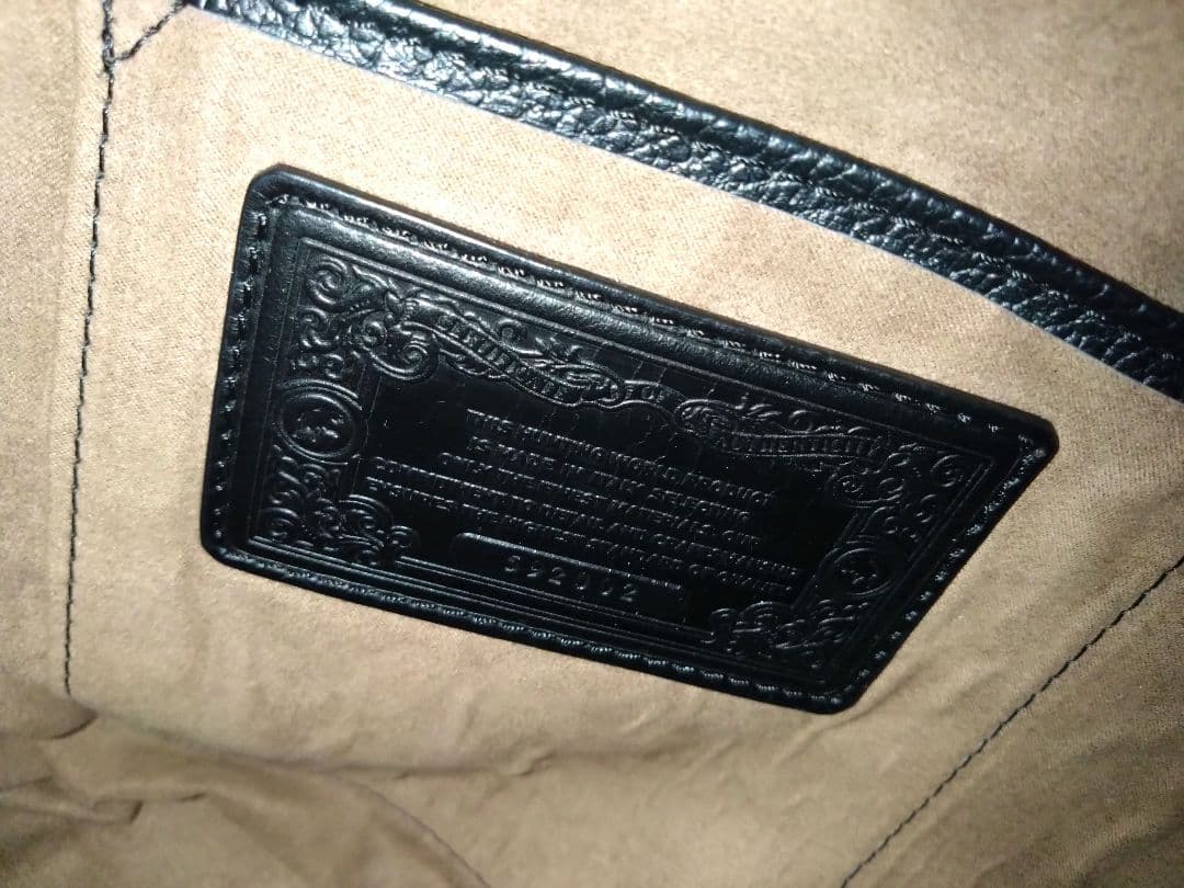 HUNTINGWORLD★２wayバッグ　黒