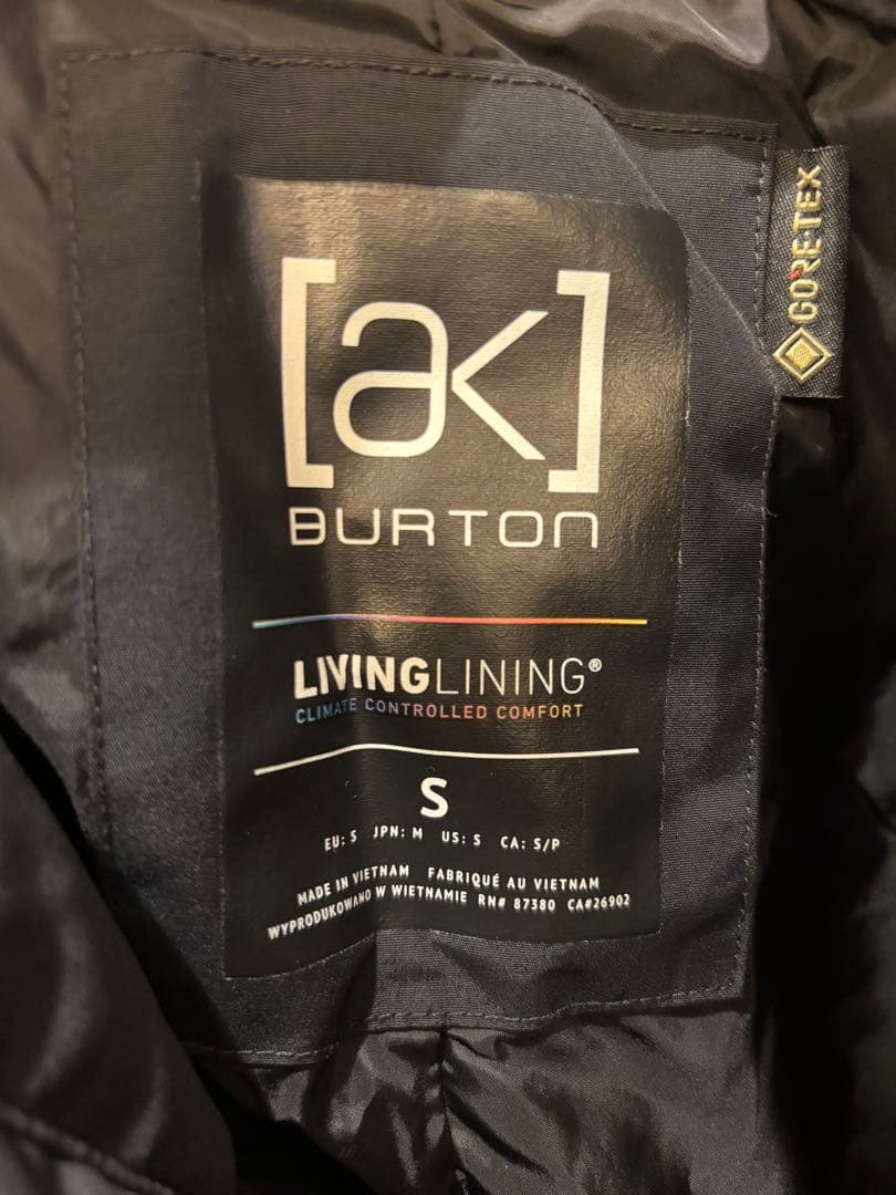 Burton [ak] スノーボードパンツ S ブラック