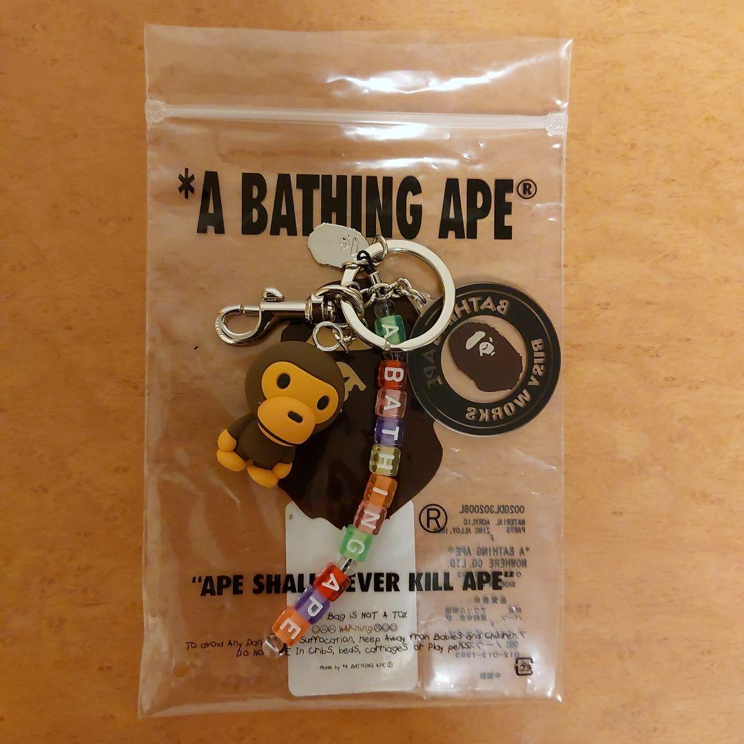 A BATHING APE キーホルダー 猿キャラクターめちゃカワ♡