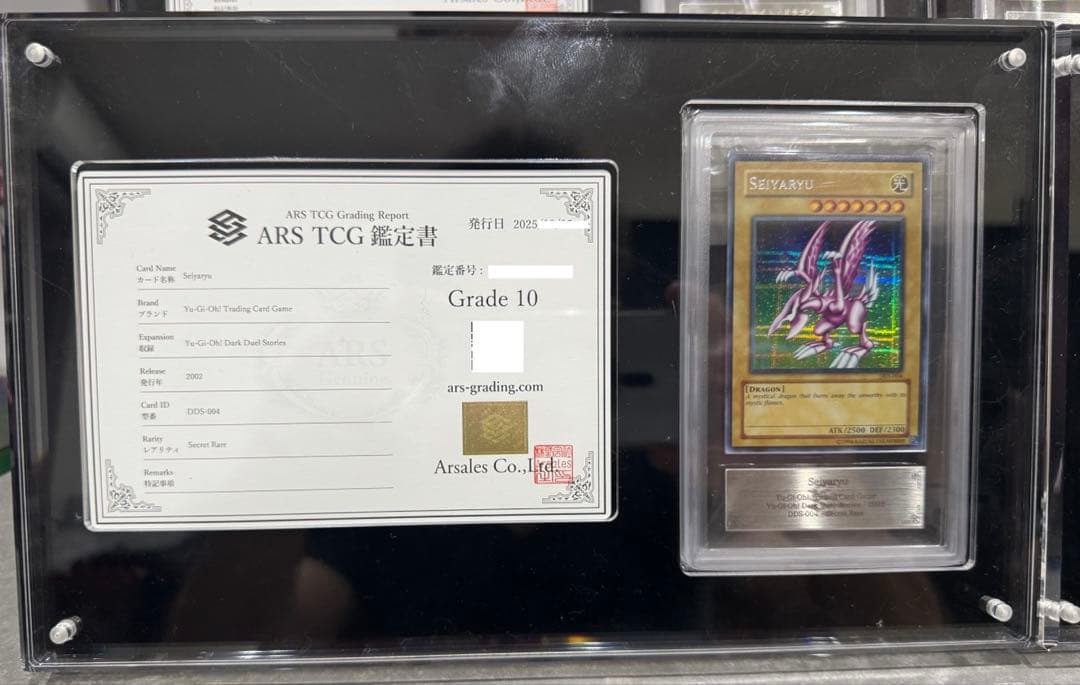 C*様 ホーリーナイトドラゴン　究極完全態グレートモス　ARSgrade10海外