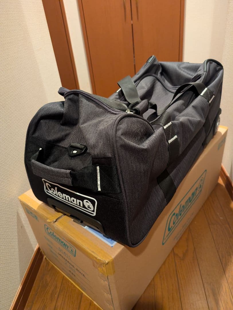 コールマン キャリーバッグ Coleman ボストンバッグ 　ヘリンボーン