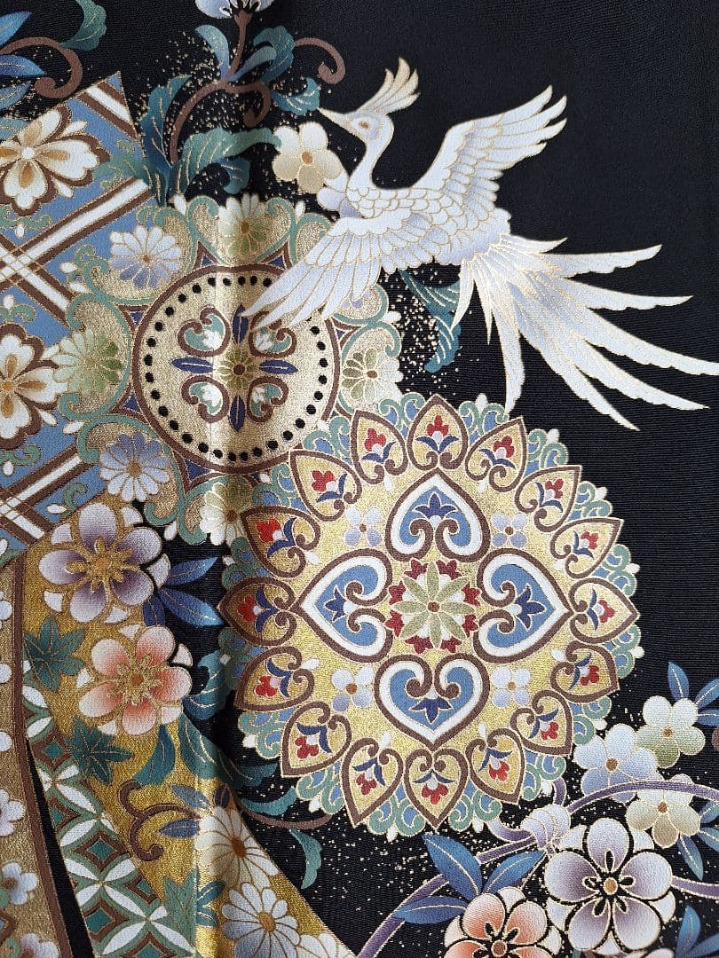 着物リメイクワンピース3697