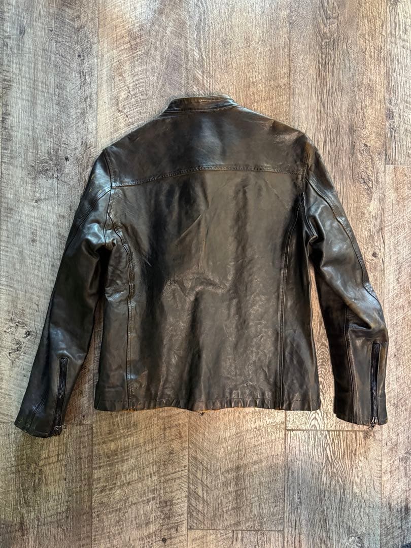 K*t様 BACKLASH(バックラッシュ) ドイツカーフレザーライダースジャケ