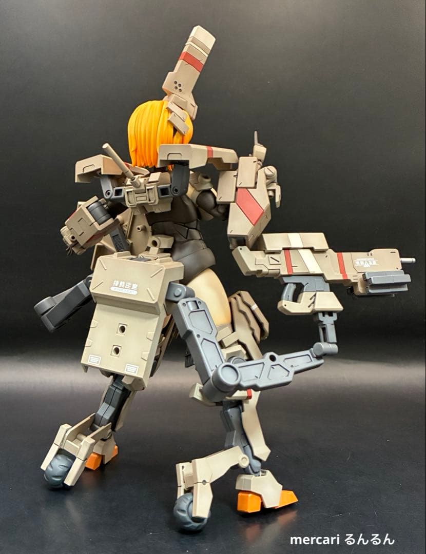 フレームアームズ・ガール 輝鎚・甲　塗装完成品