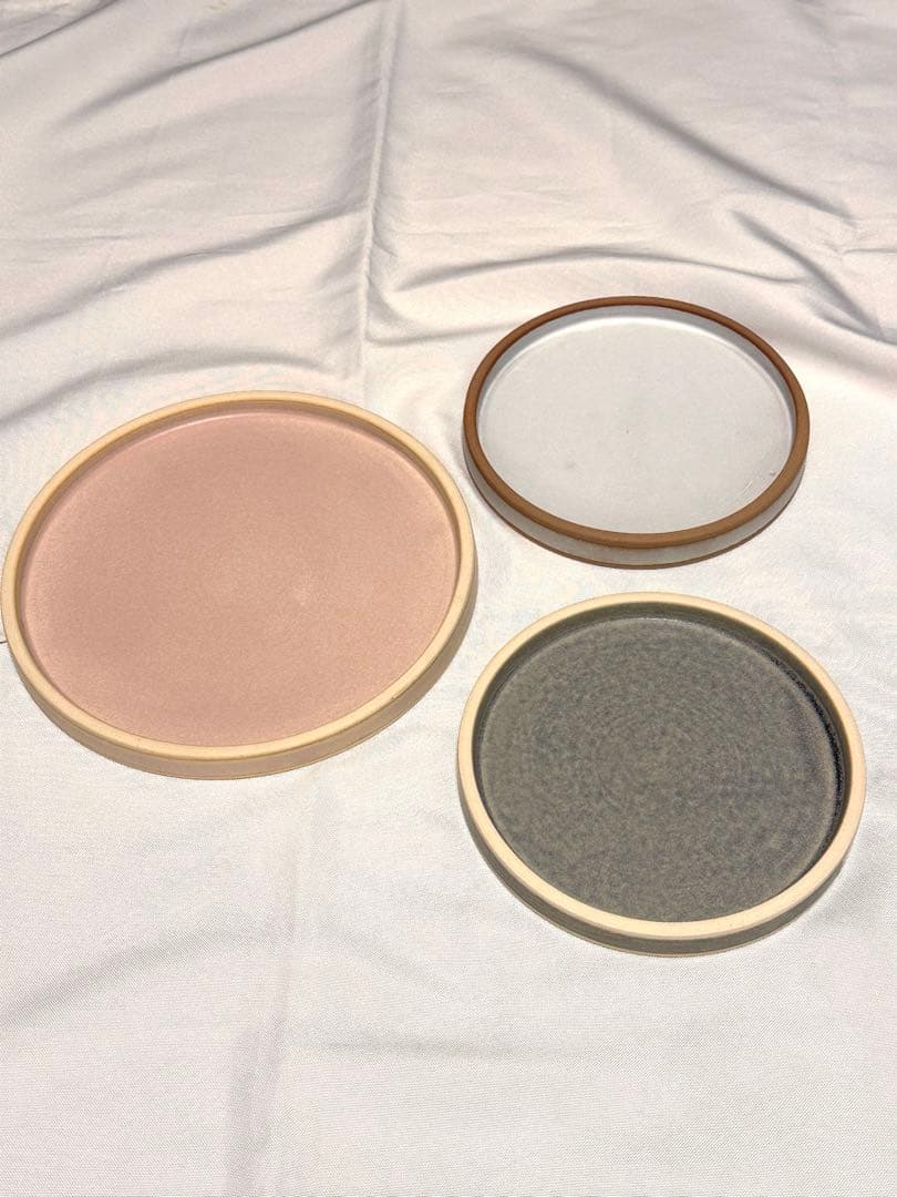 新品narumiyashiro プレート　皿　3点　陶器　八代 成実