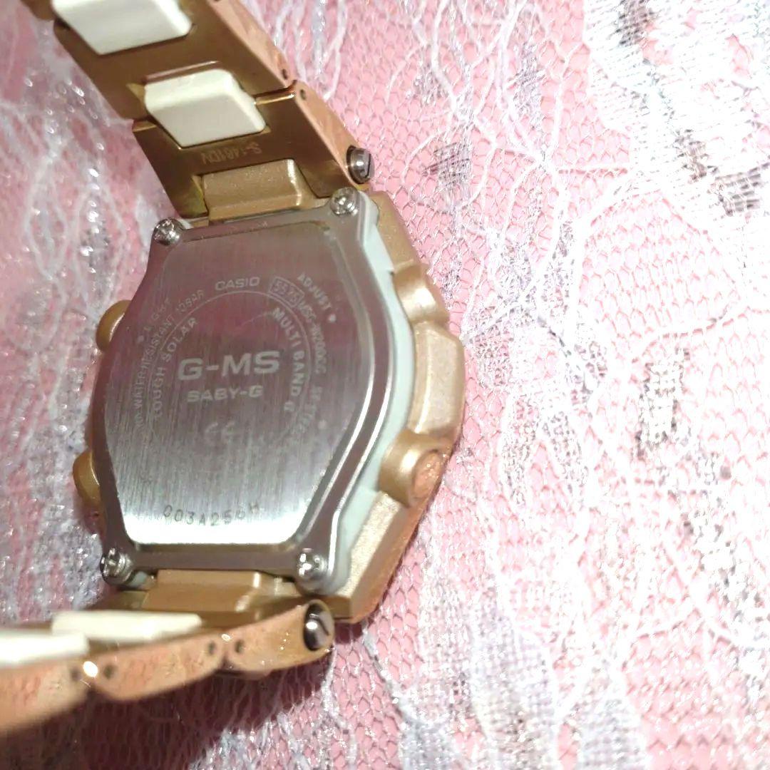 ✨稼働美品CASIO✨G-MS 電波ソーラーレディース腕時計MSG-W200CG