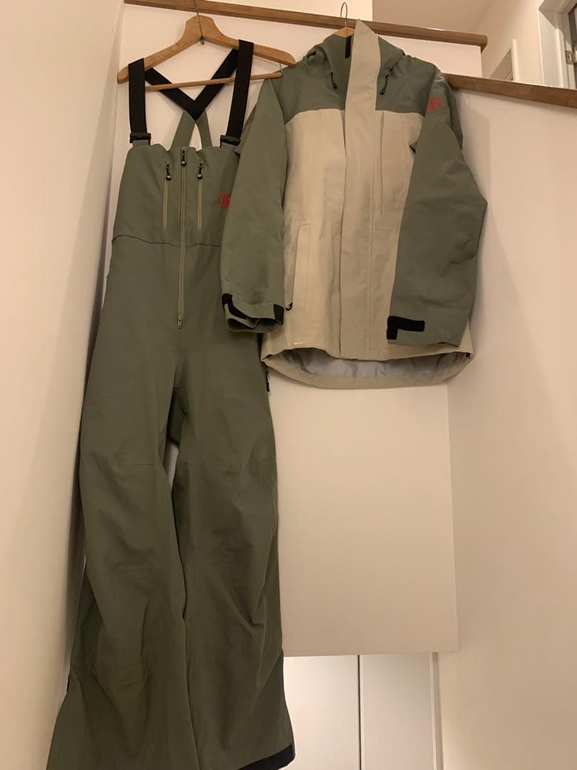 unfudge GENTLE JACKET x GENTLE BIB サイズＭ