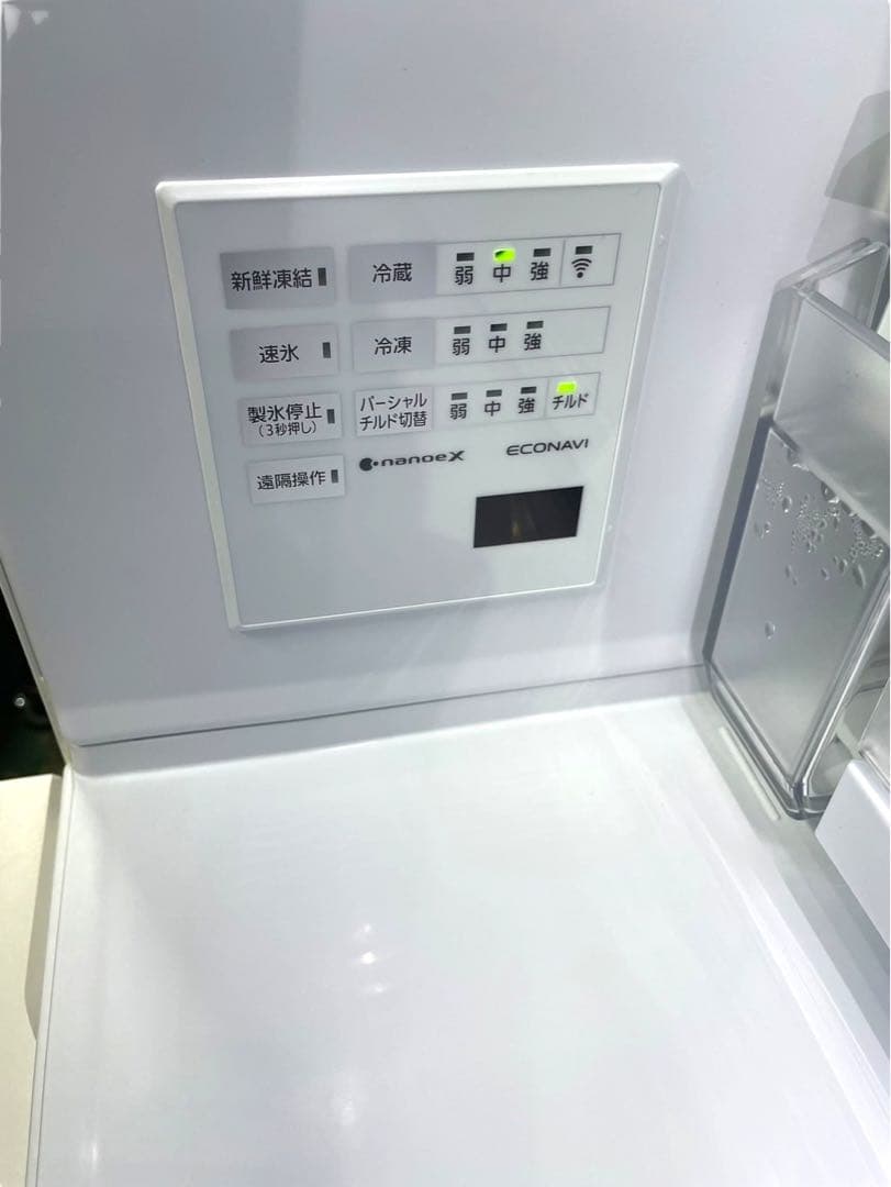 極美品　Panasonic NR-E459PX 2023年製　5ドア冷蔵庫