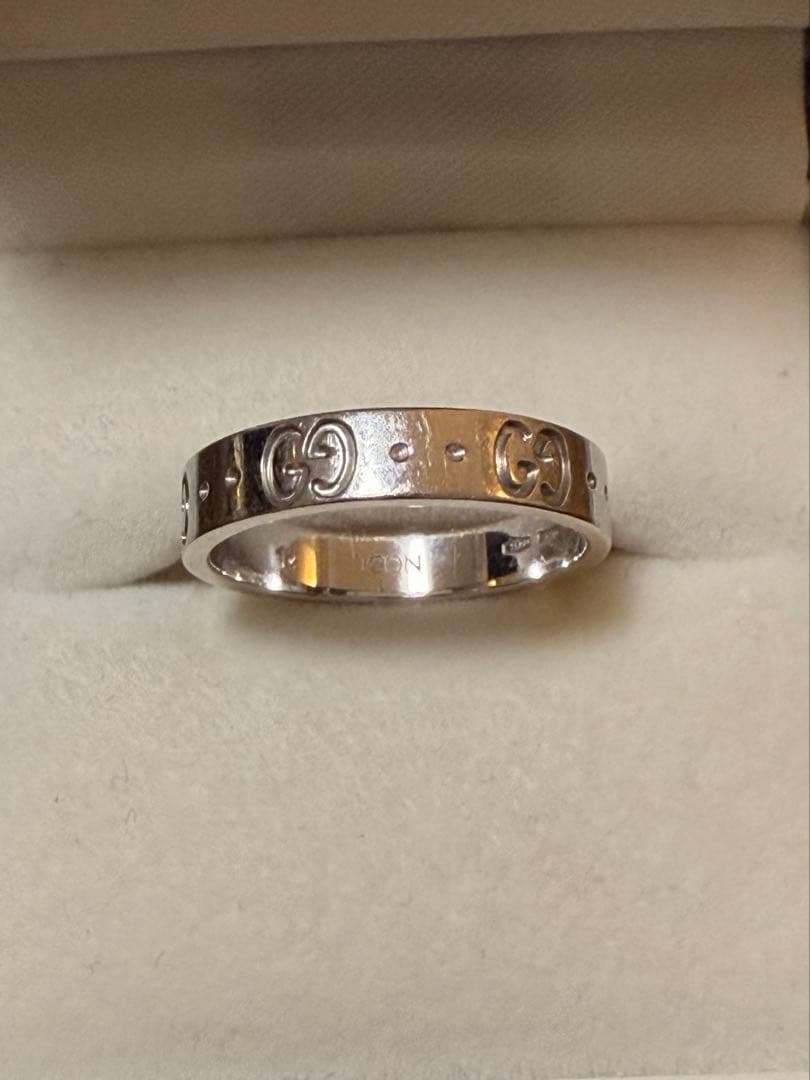 GUCCI アイコンリング　12号　18KWG 値下不可