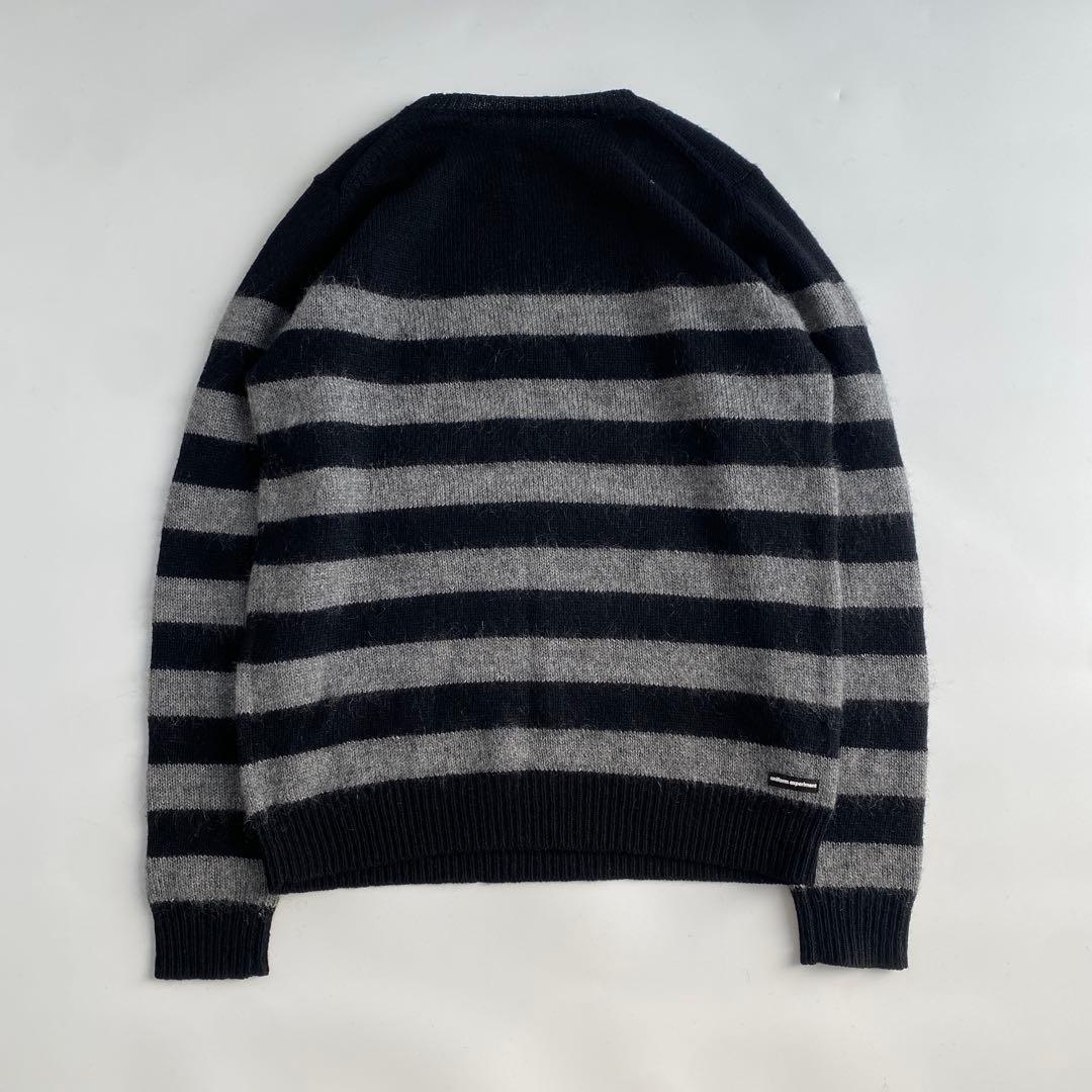 uniform experiment MOHAIR KNIT Mサイズ ボーダー