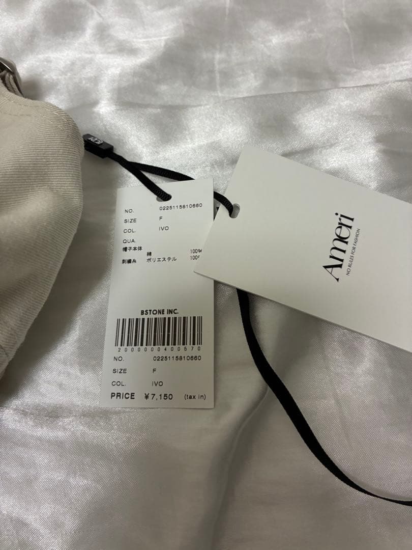 な*ん様 NEW ERA×Ameri BASIC LOGO CAPホワイトF