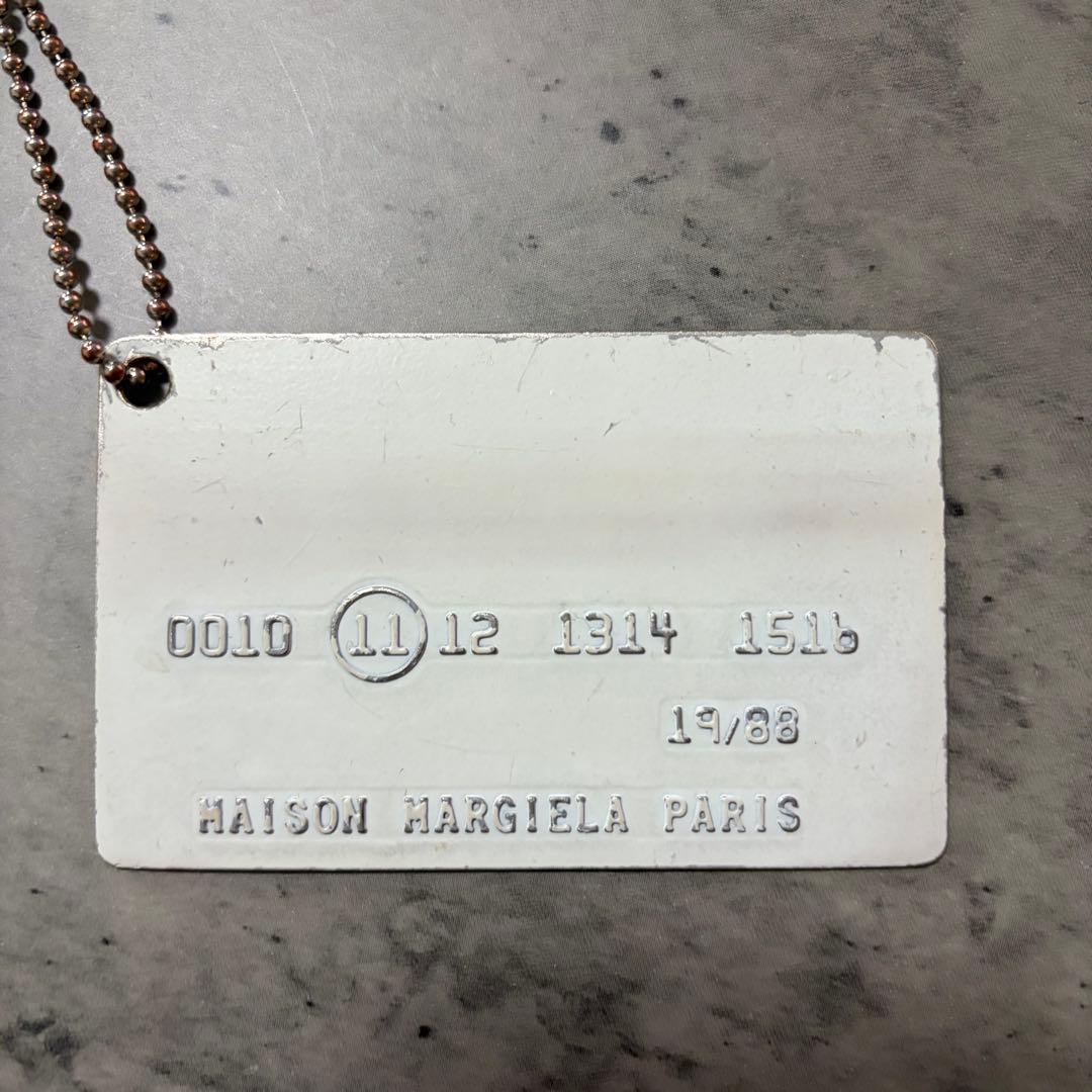 Maison Margiela クレジットカードネックレス silver925