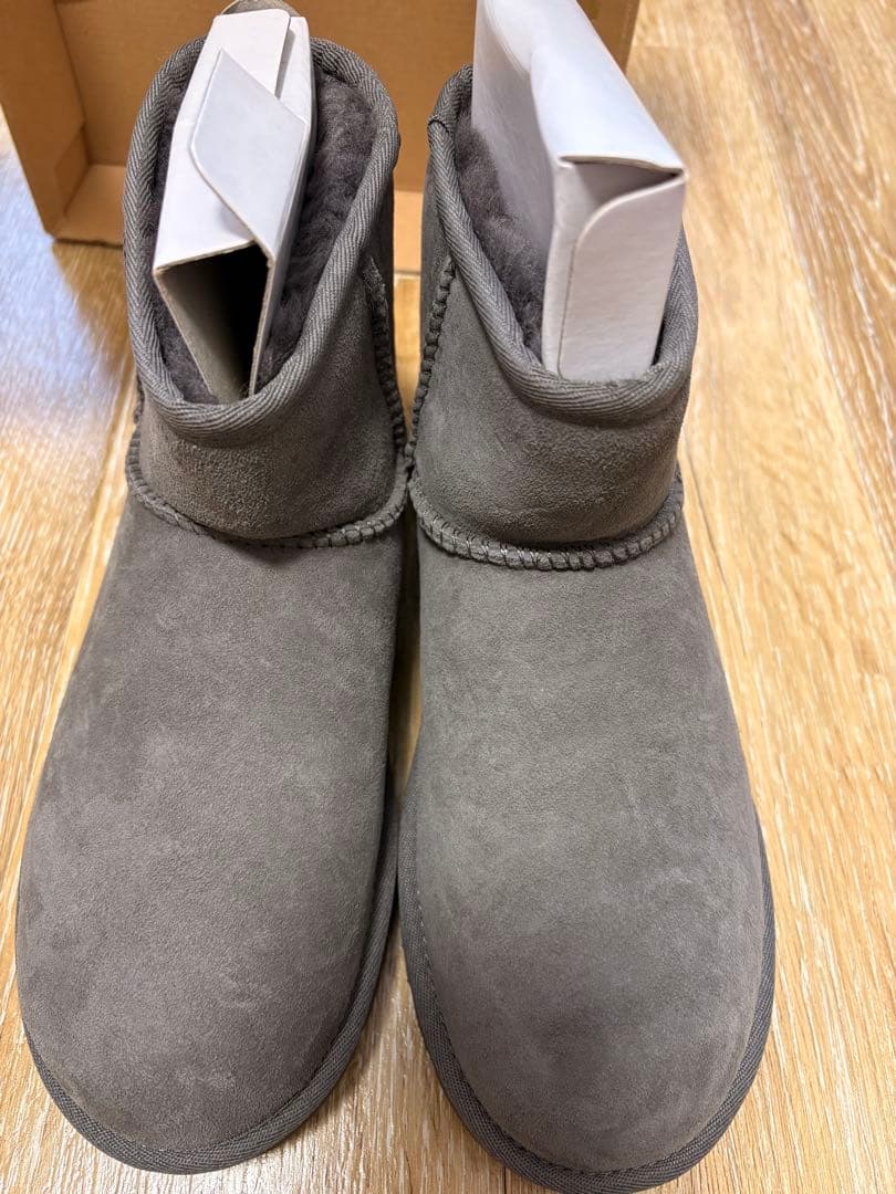 UGG W CLASSIC MINI 5854 グレー ムートン