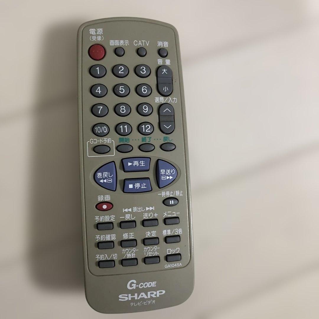 SHARPテレビビデオ　 Vt-14GH10 2003年製　14インチ