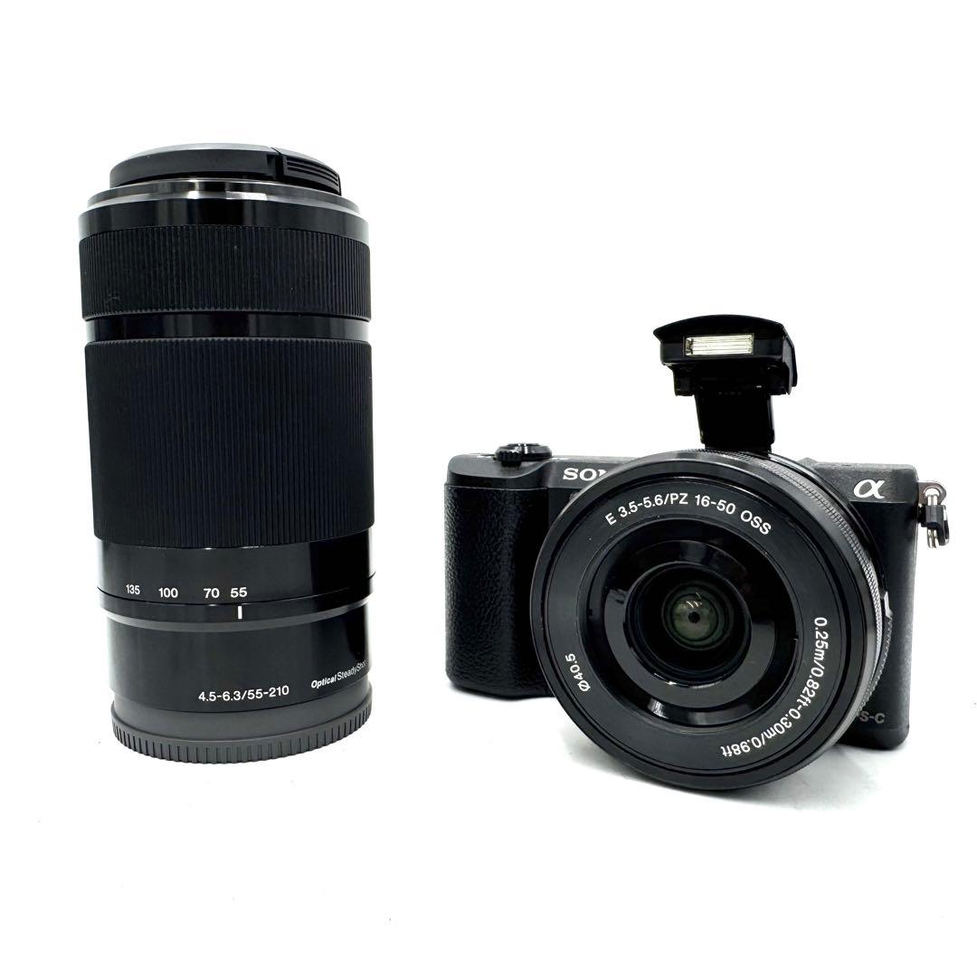 ❁Wi-Fi搭載❁Sony ソニー α5100 ダブルズームキット ブラック