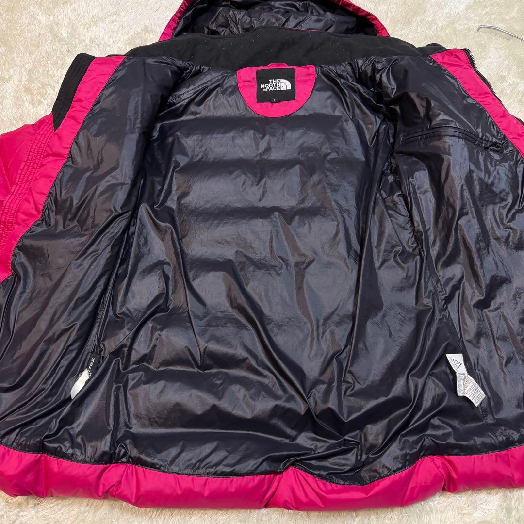 【人気】ノースフェイス 海外限定 ダウンジャケット ピンク レディース Lサイズ