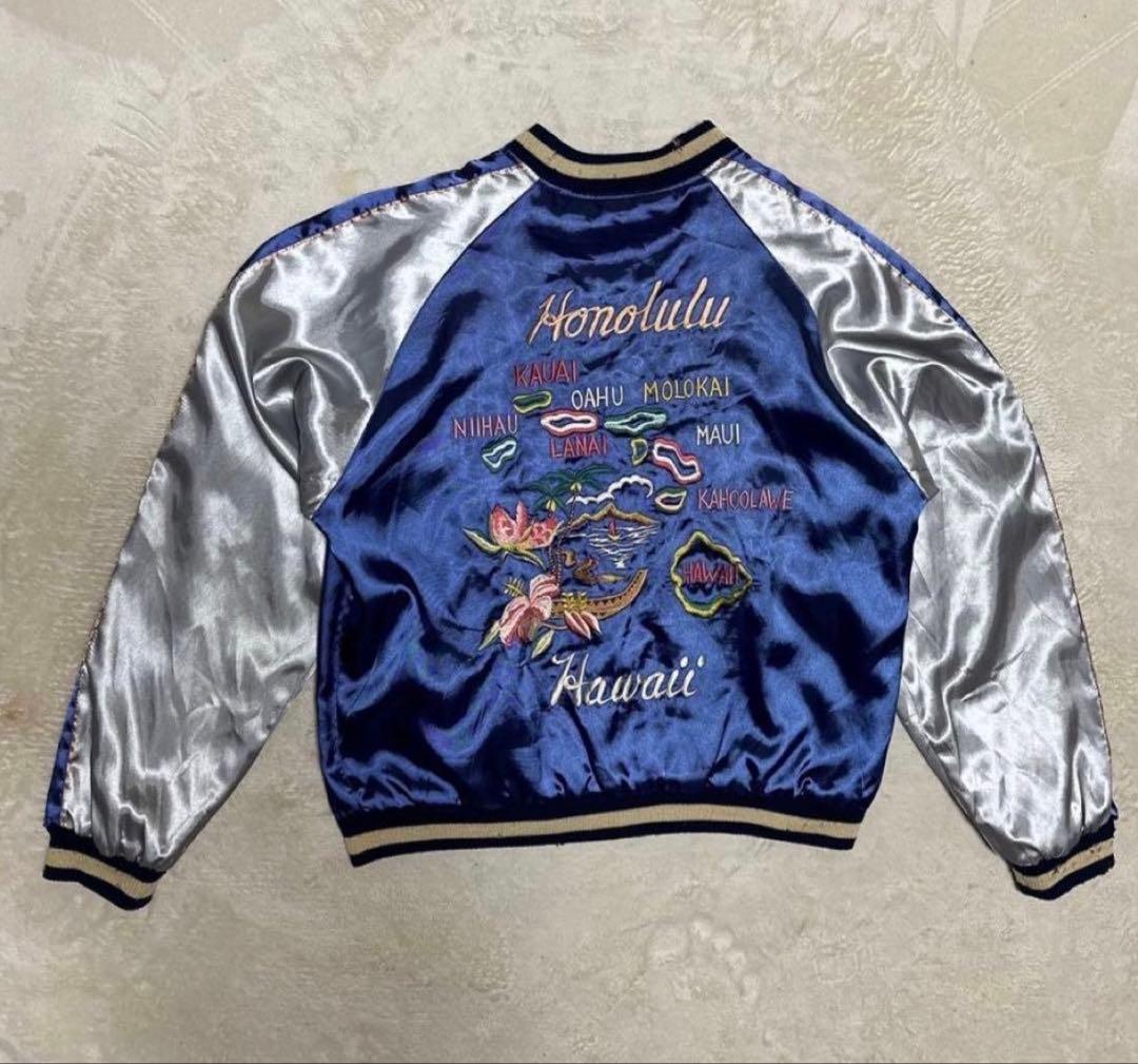 テーラー東洋 スカジャン JAPAN 虎 × Honolulu サイズXL