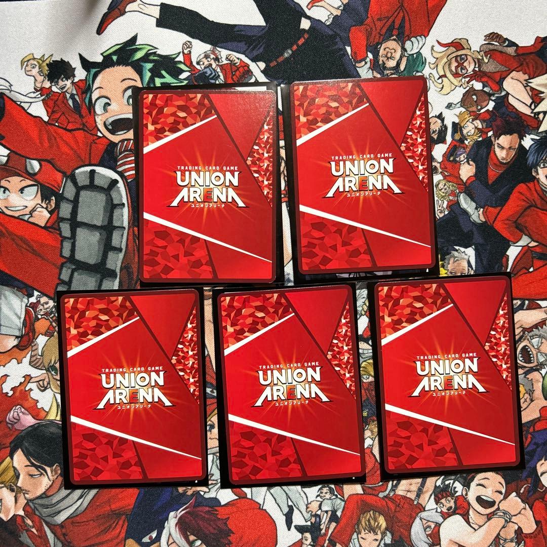 ユニオンアリーナ　ヒロアカ　紫2デッキ　スリーブ付属なし