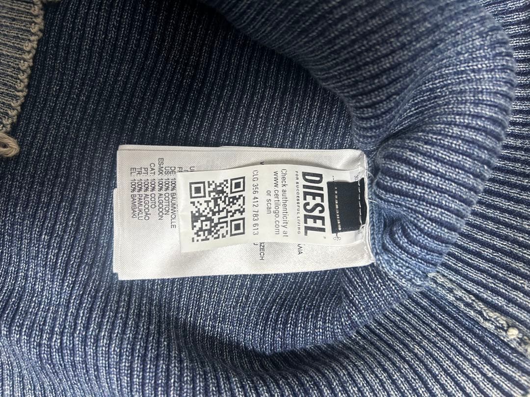 r*6様 DIESEL K-Darin-D プルオーバーニット