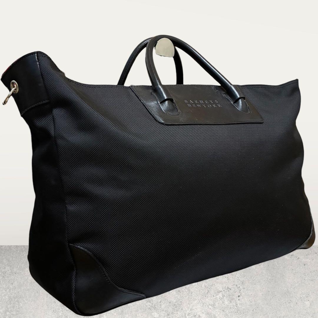 大容量!!バーニーズニューヨーク トートバッグ ボストン 旅行 ビジネス 黒