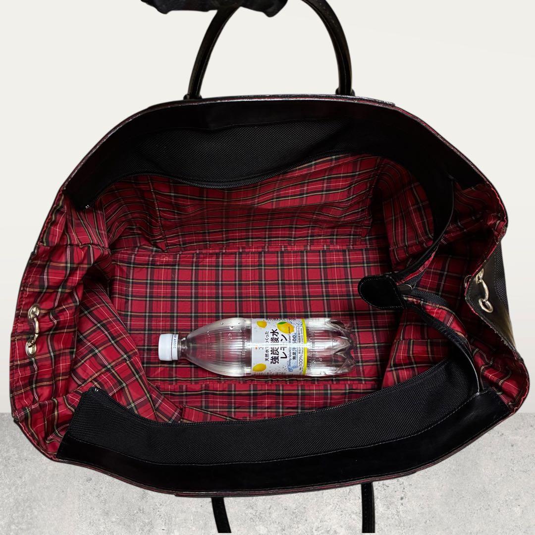 大容量!!バーニーズニューヨーク トートバッグ ボストン 旅行 ビジネス 黒