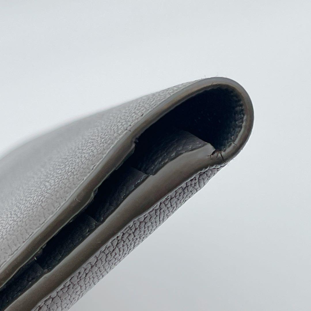 ALFRED DUNHILL ダンヒル グレー レザー長財布