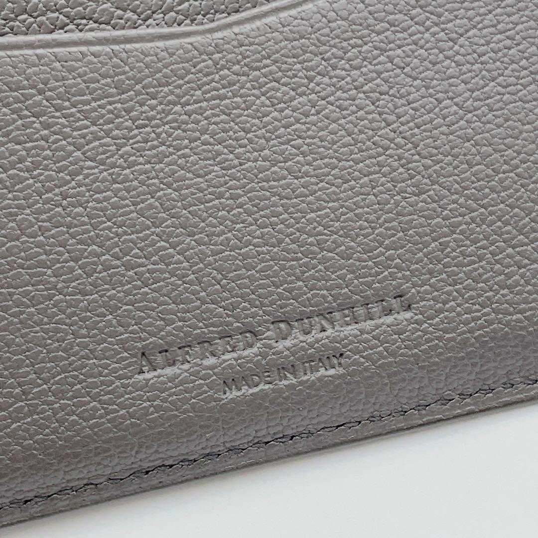 ALFRED DUNHILL ダンヒル グレー レザー長財布
