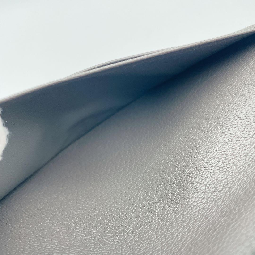 ALFRED DUNHILL ダンヒル グレー レザー長財布