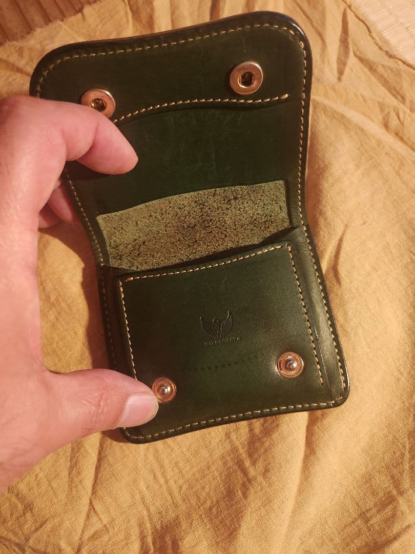 希少 ワイルドスワンズ PALM パーム 旧スワンロゴ コードバン 黒