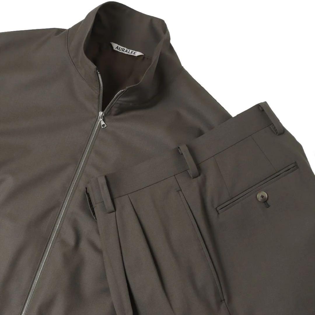 AURALEE SUPER FINE TROPICAL WOOL セットアップ