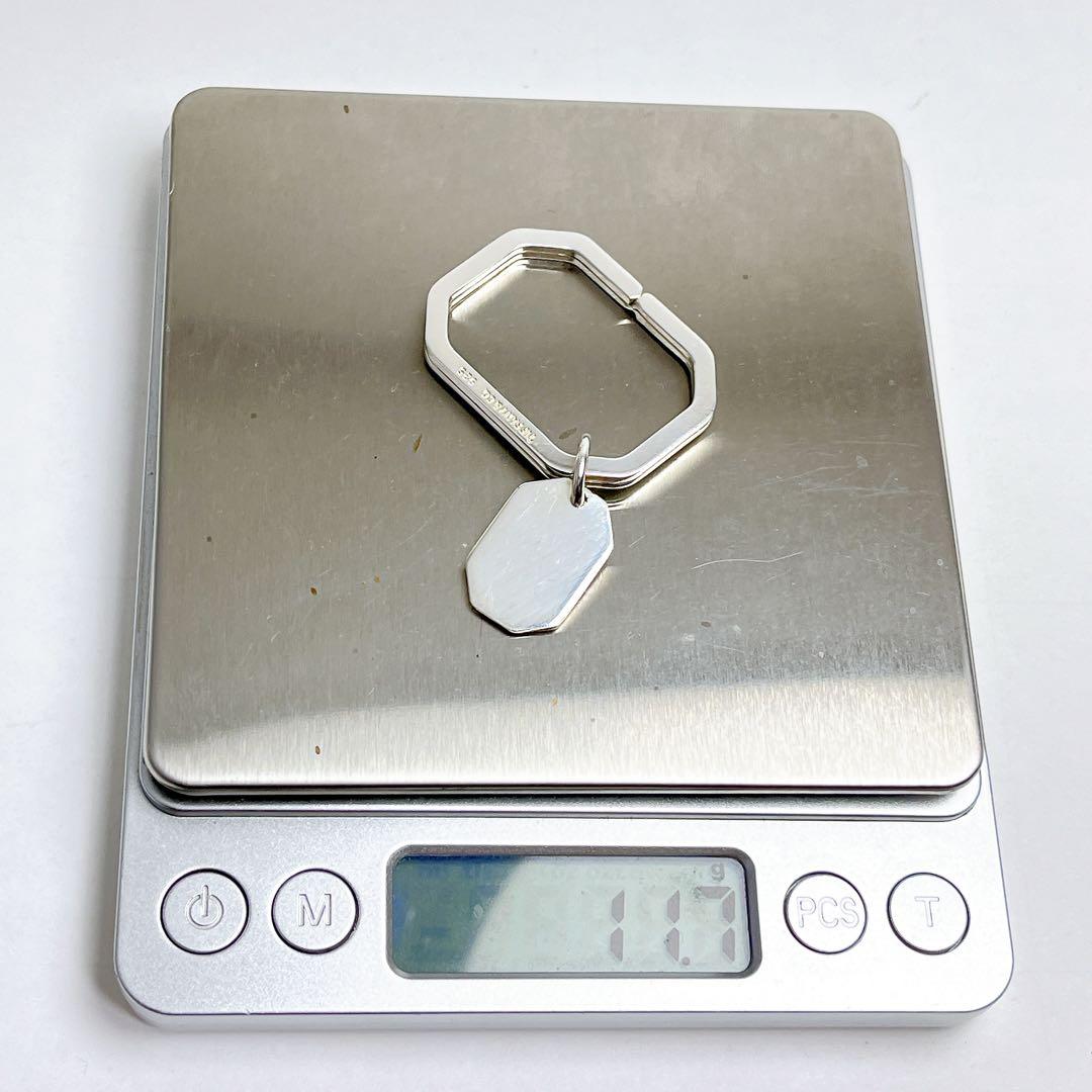 ティファニー　スクエア　オクタゴン　キーリング　925