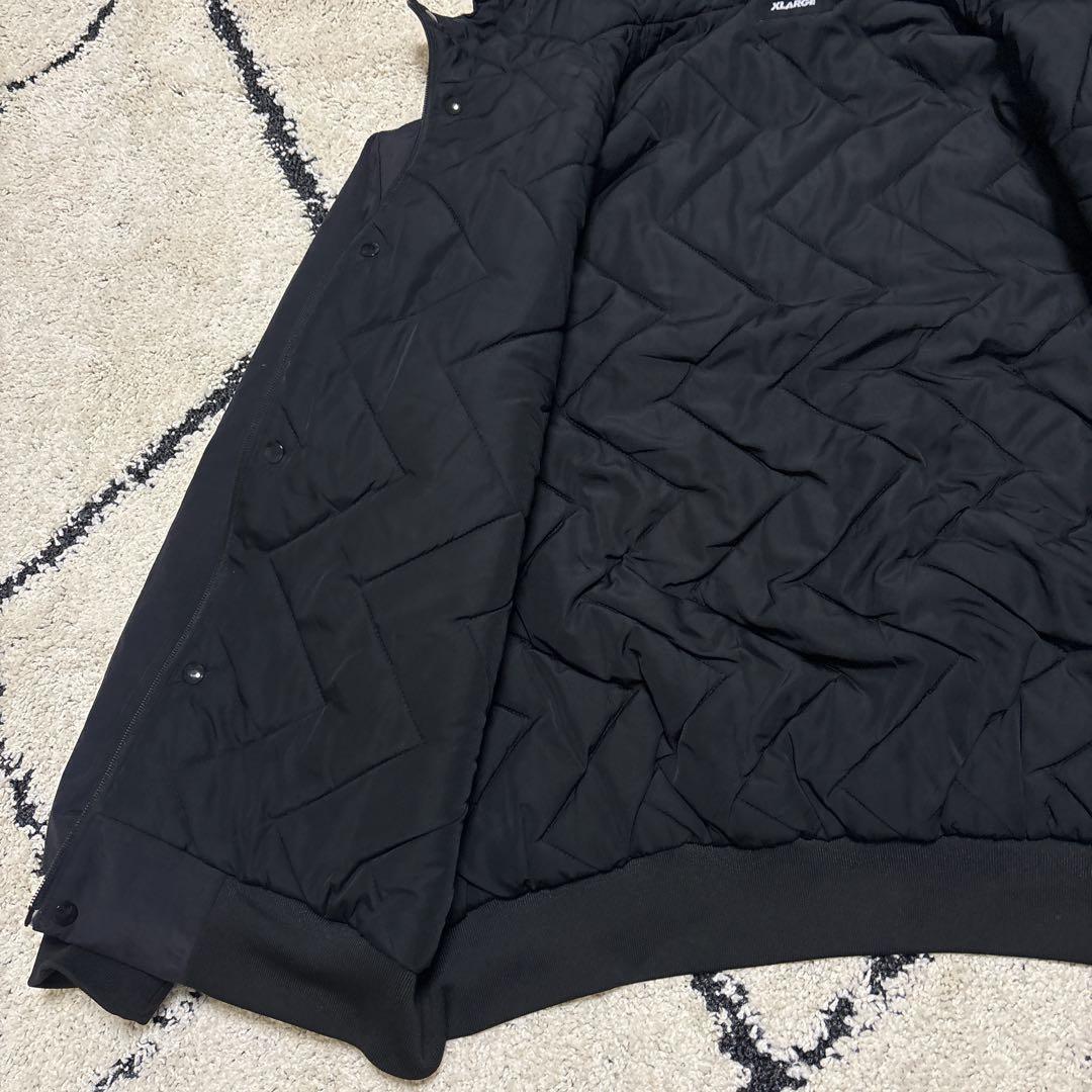 ⭐美品⭐エクストララージ ナイロン パファージャケット アーチロゴ L 黒