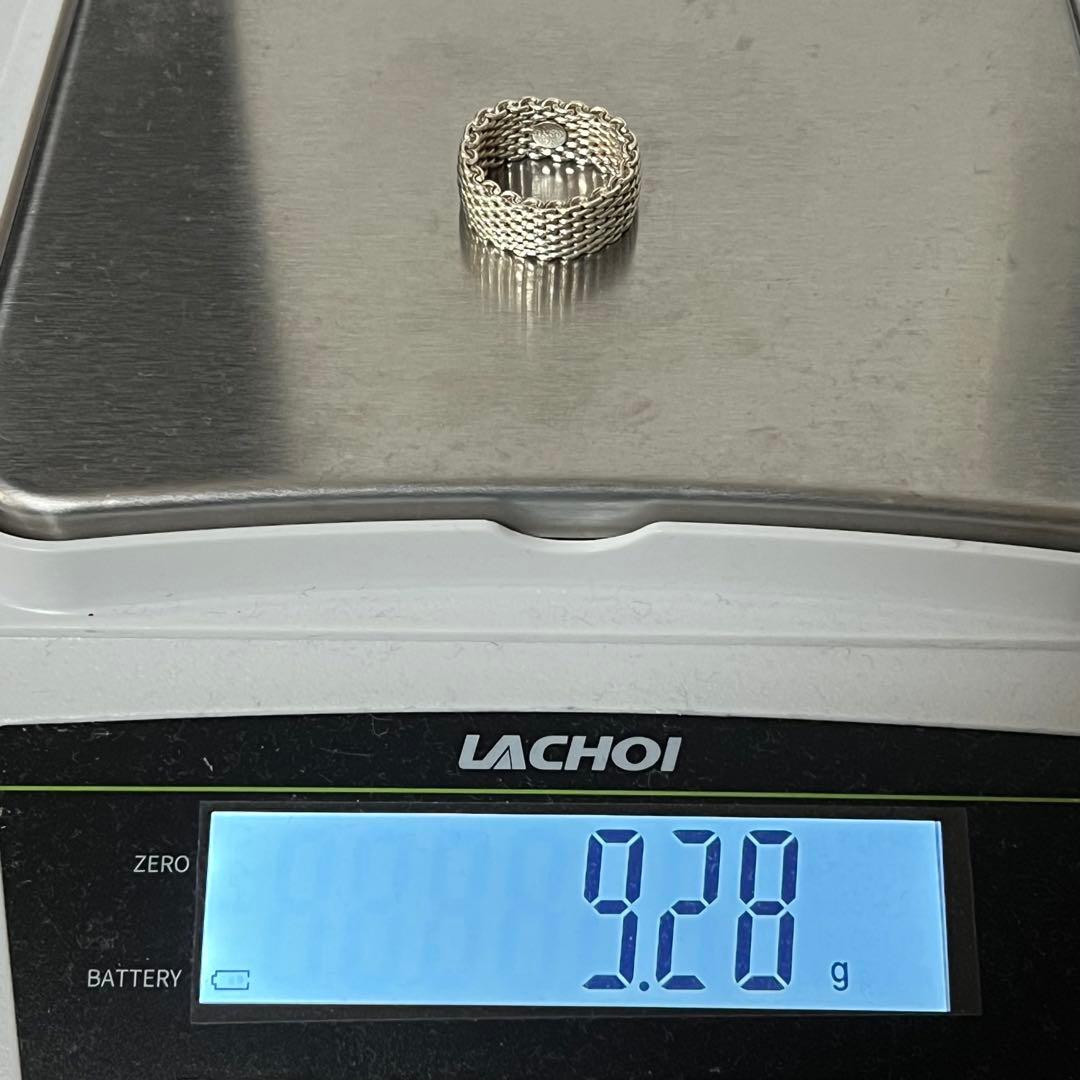 ティファニー TIFFANY サマセットリング 17号 メッシュ SV925