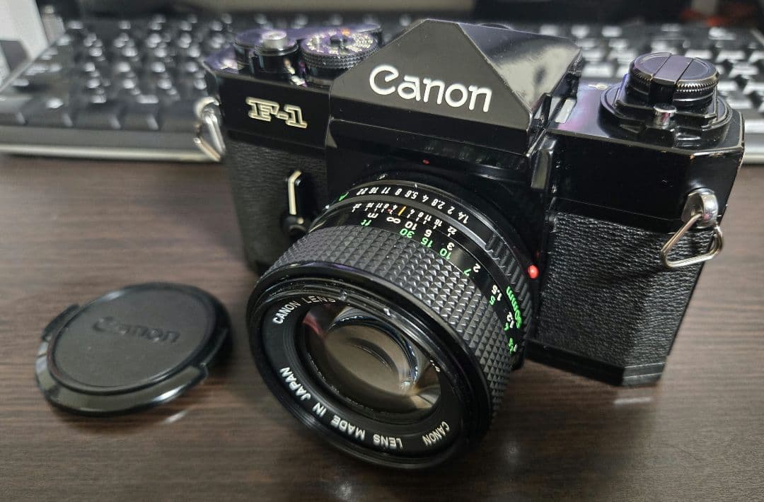 【オーバーホール済み】Canon 旧F-1前期 レンズ付き