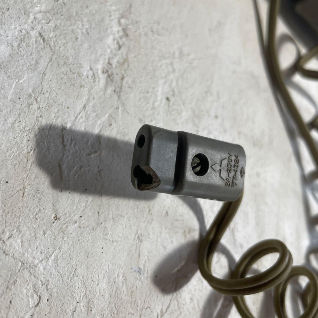 三菱 マイクロテレビ MODEL 6P-125 車載 持ち運び ミニテレビ 昭和