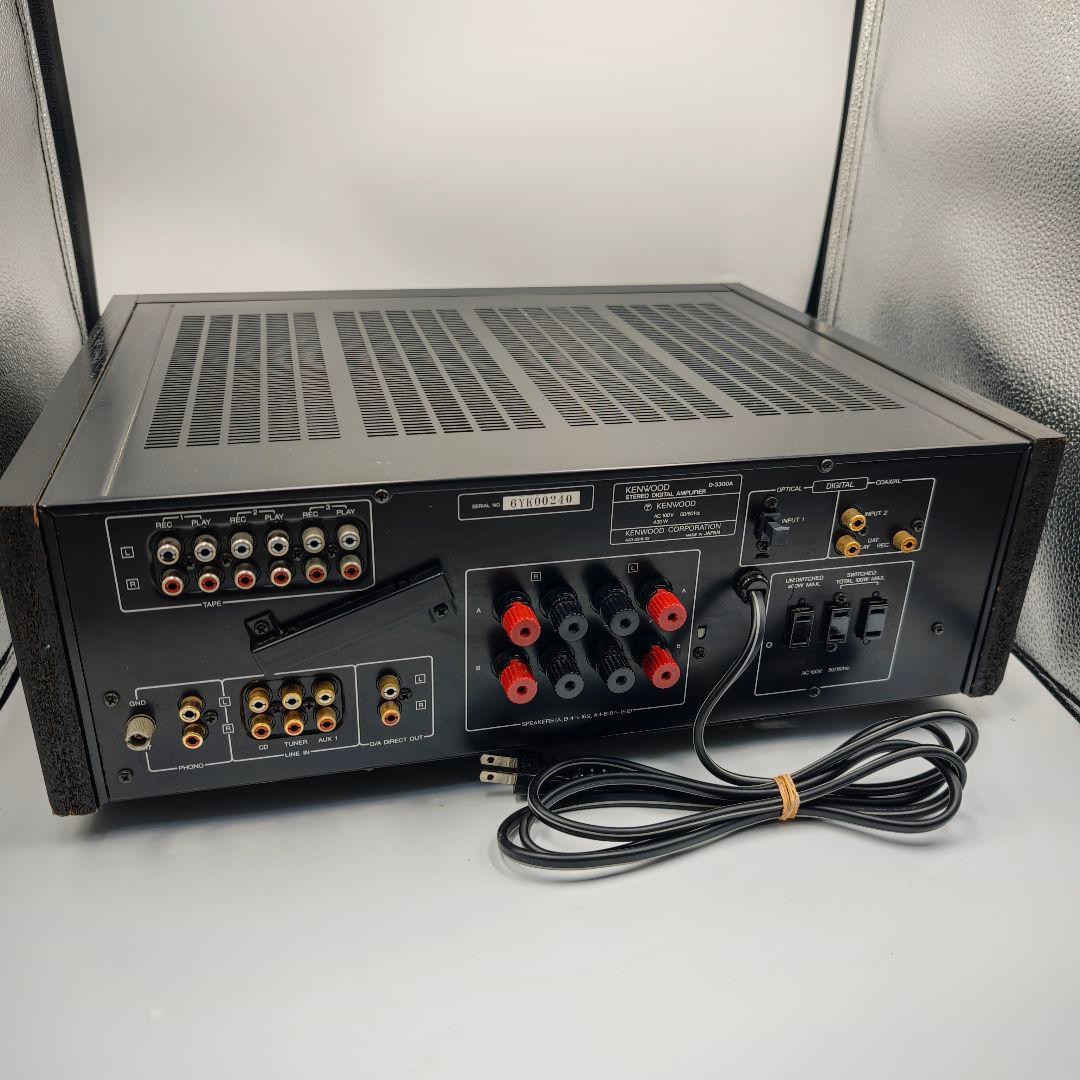 【美品】KENWOOD/ケンウッド デジタルプリメインアンプ D-3300A
