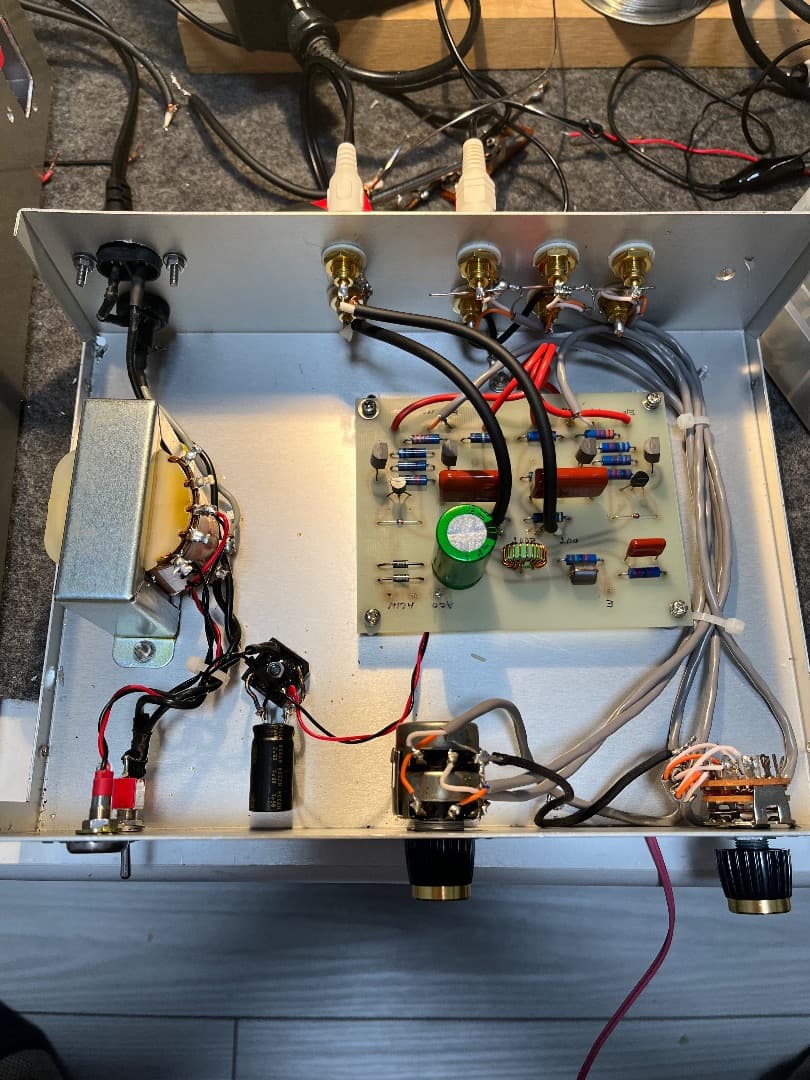 Sony V-FET 2SK79使用　自作プリアンプ