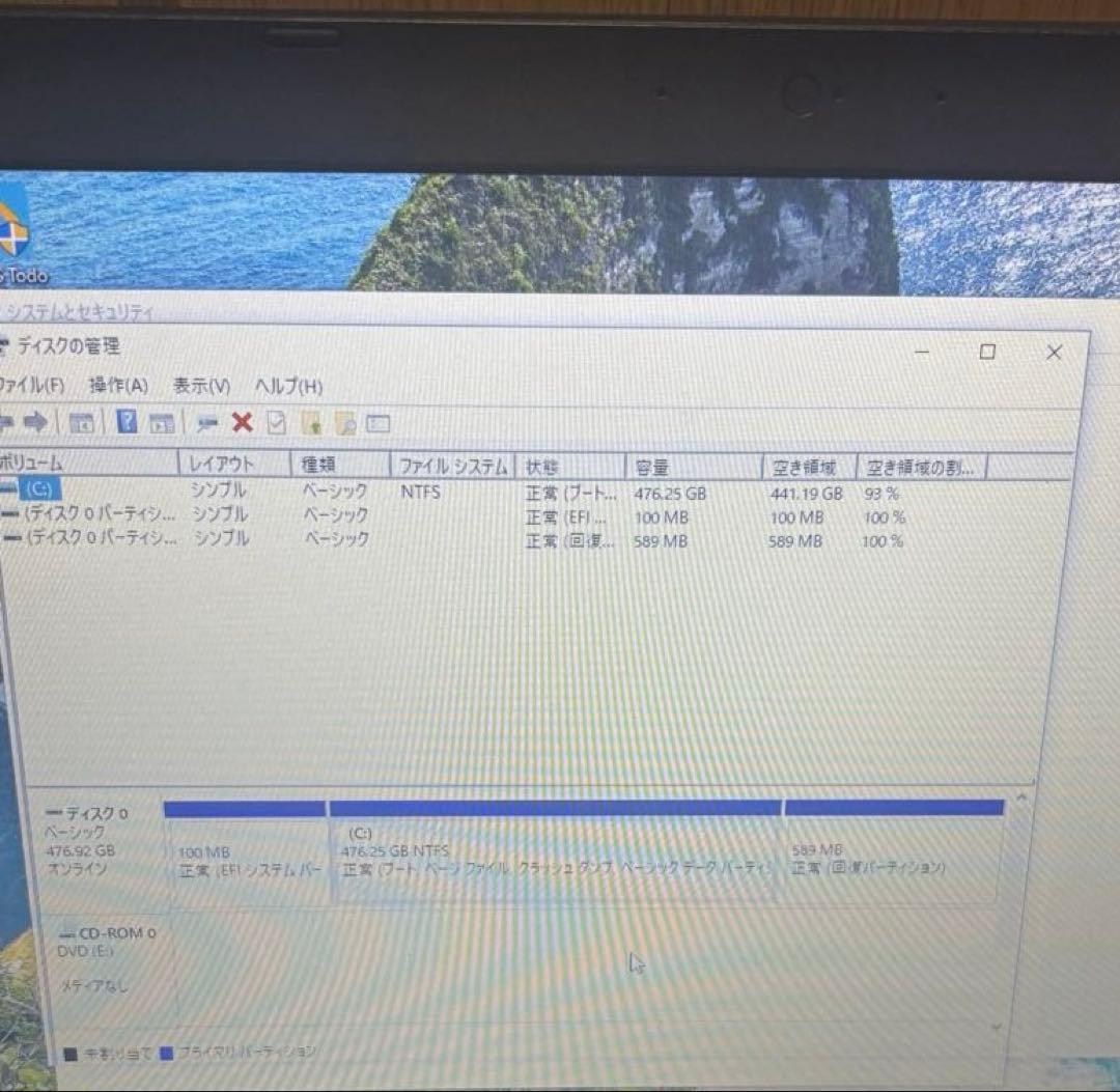 NECノートパソコン第6世代i5 SSD512GB正常動作品バッテリー良好