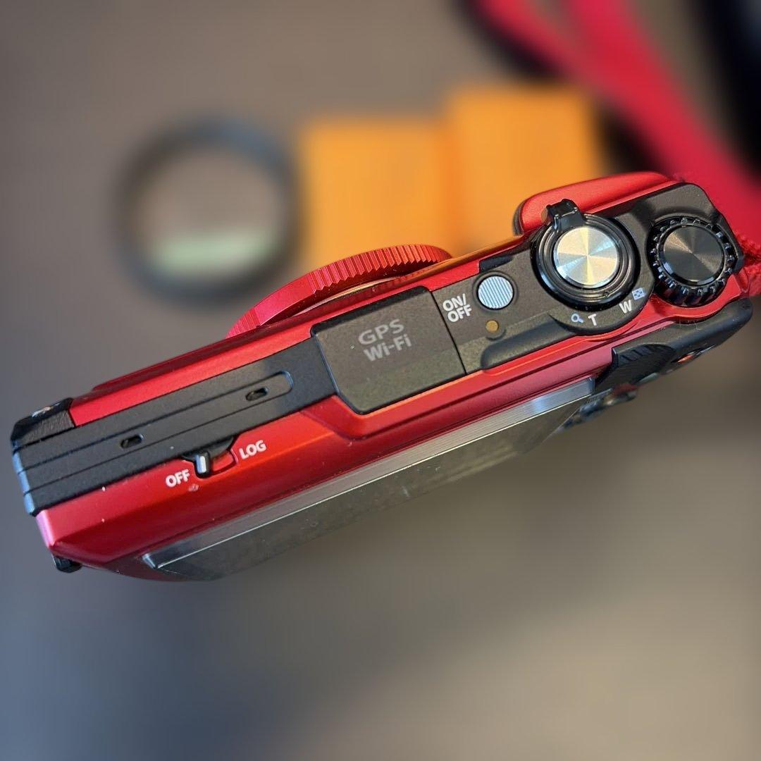 OM SYSTEM TG-7 デジタルカメラ 赤