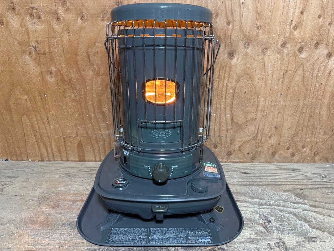 芯乾燥済 石油ストーブ コロナ SL-111 分解メンテナンス済 89年製 黒
